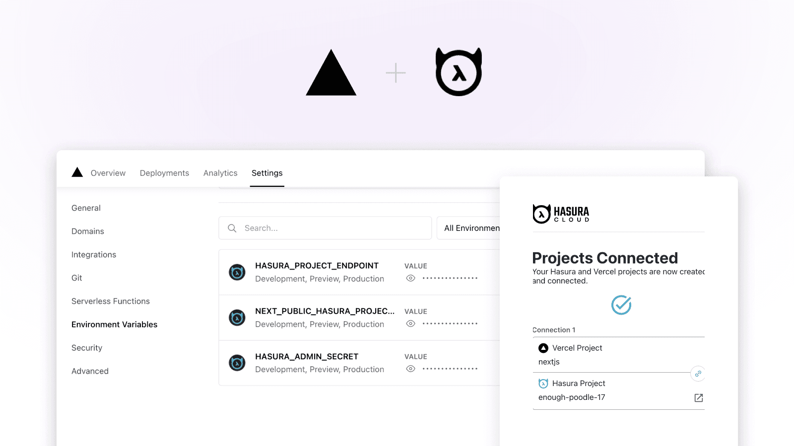 Hasura Integration - DARK