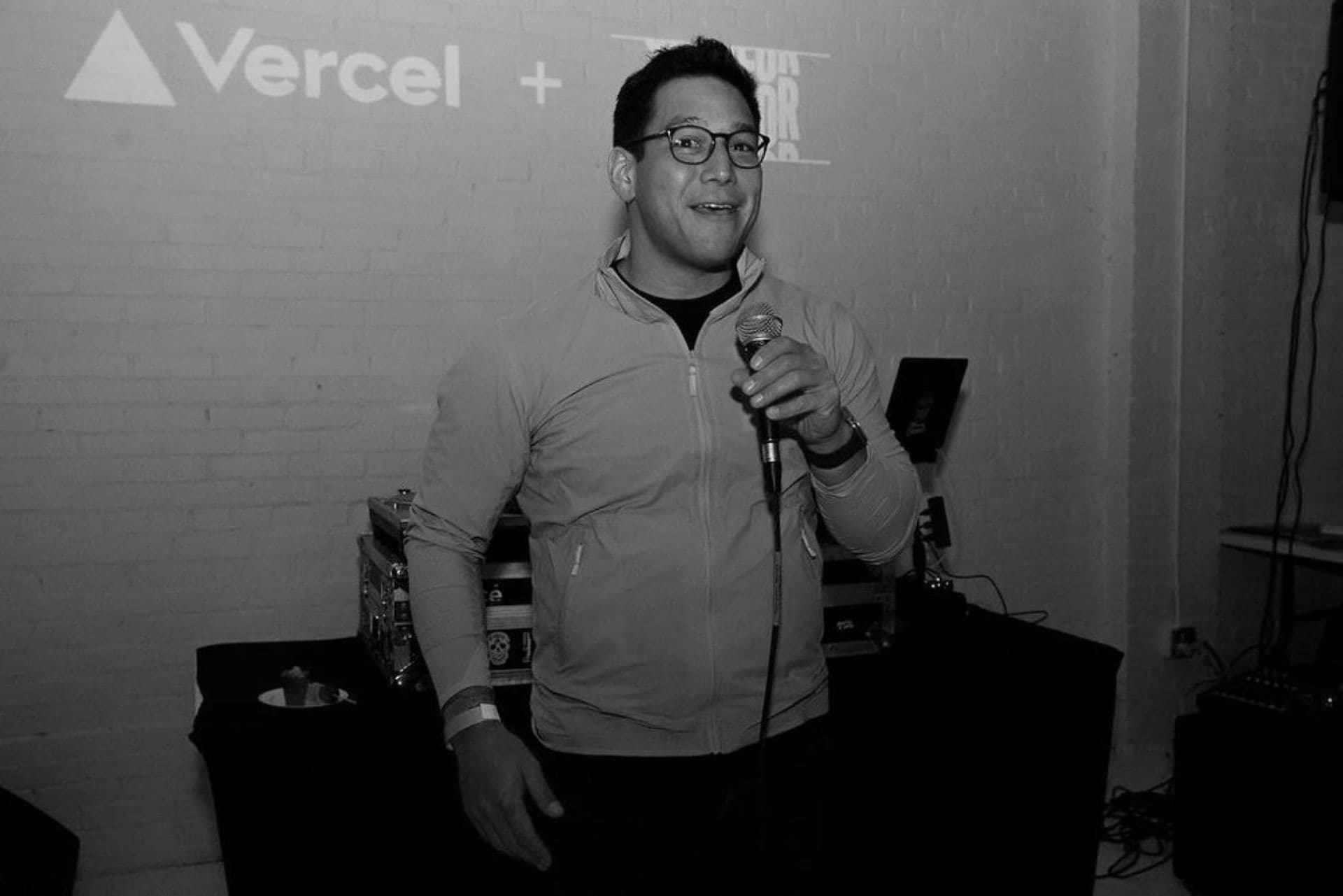 Kevin Van Gundy, Vercel's Chief Revenue Officer speaking at All Kinds of Black In Tech