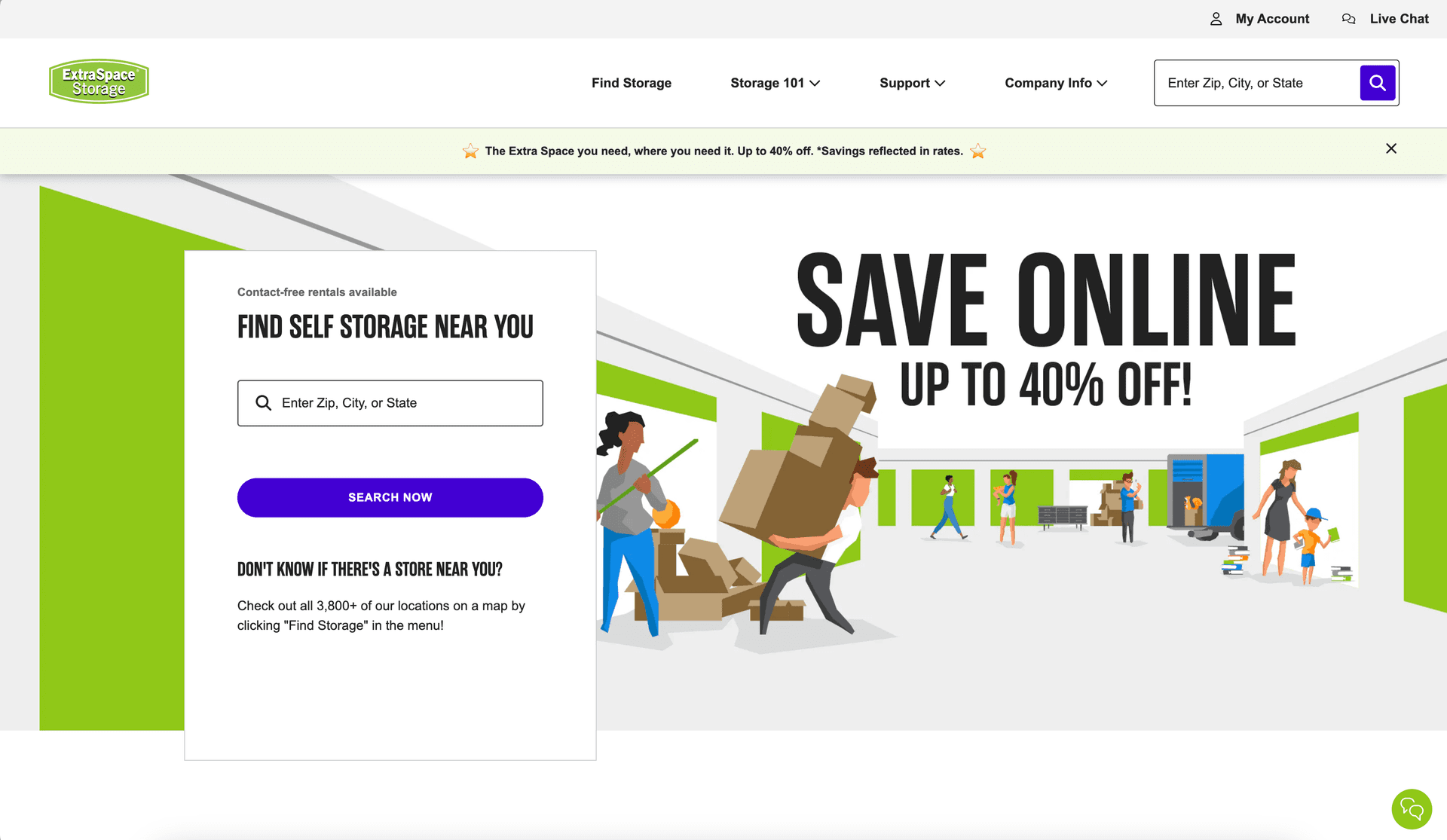 Extra Space Storage's website and kiosks are hosted on Vercel, providing fast, reliable, scalable, and secure app delivery.