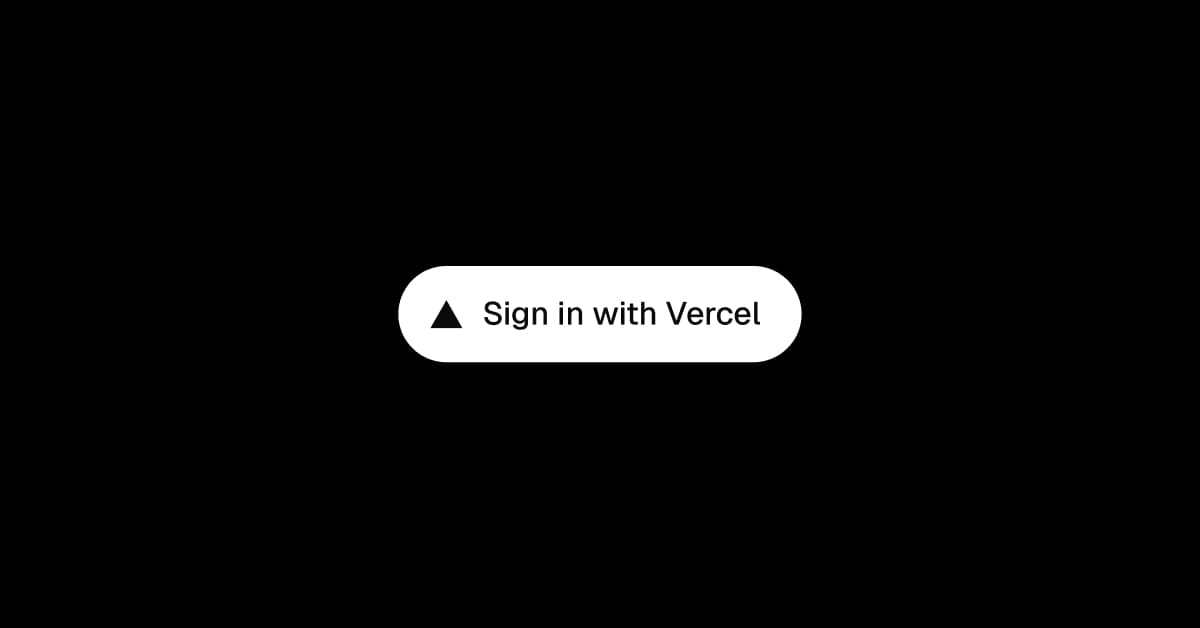 Sign in with Vercel OG Dark