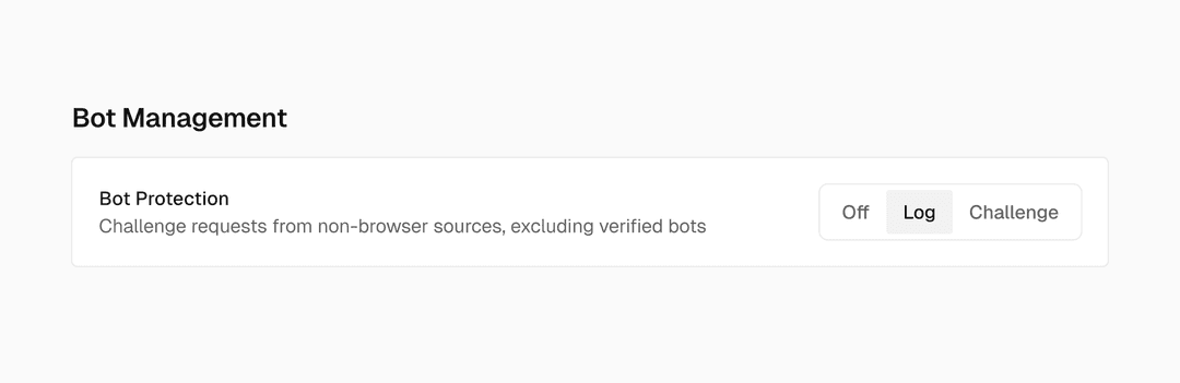 Vercel's Bot Protection stops malicious bots in a single click - Vercel