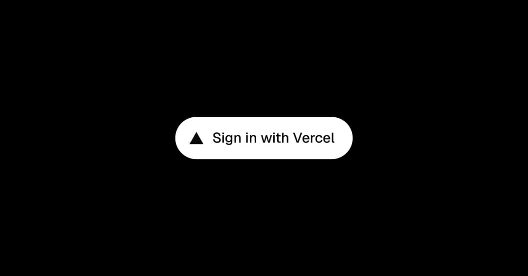 Vercel Sign In Sign in with Vercel now generally available - Vercel