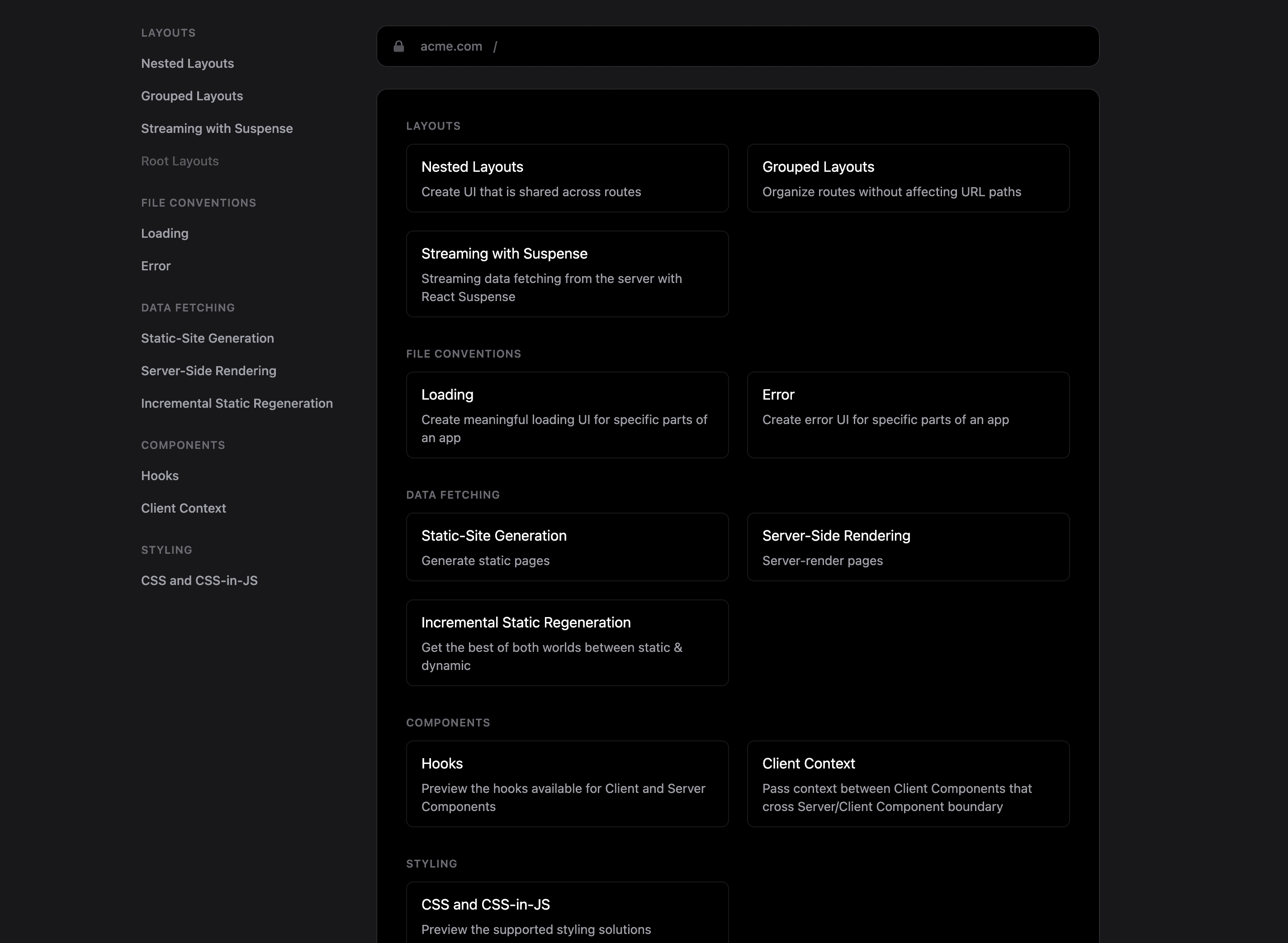 Next.js 13 App Playground